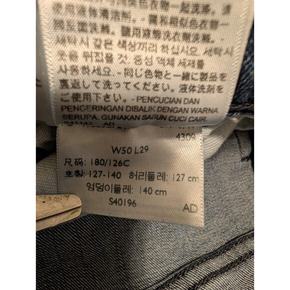 Levi’s 541 Men’s Jeans W50 L29 Blue Denim Regular Fit Straight Leg - Picture 7 of 9